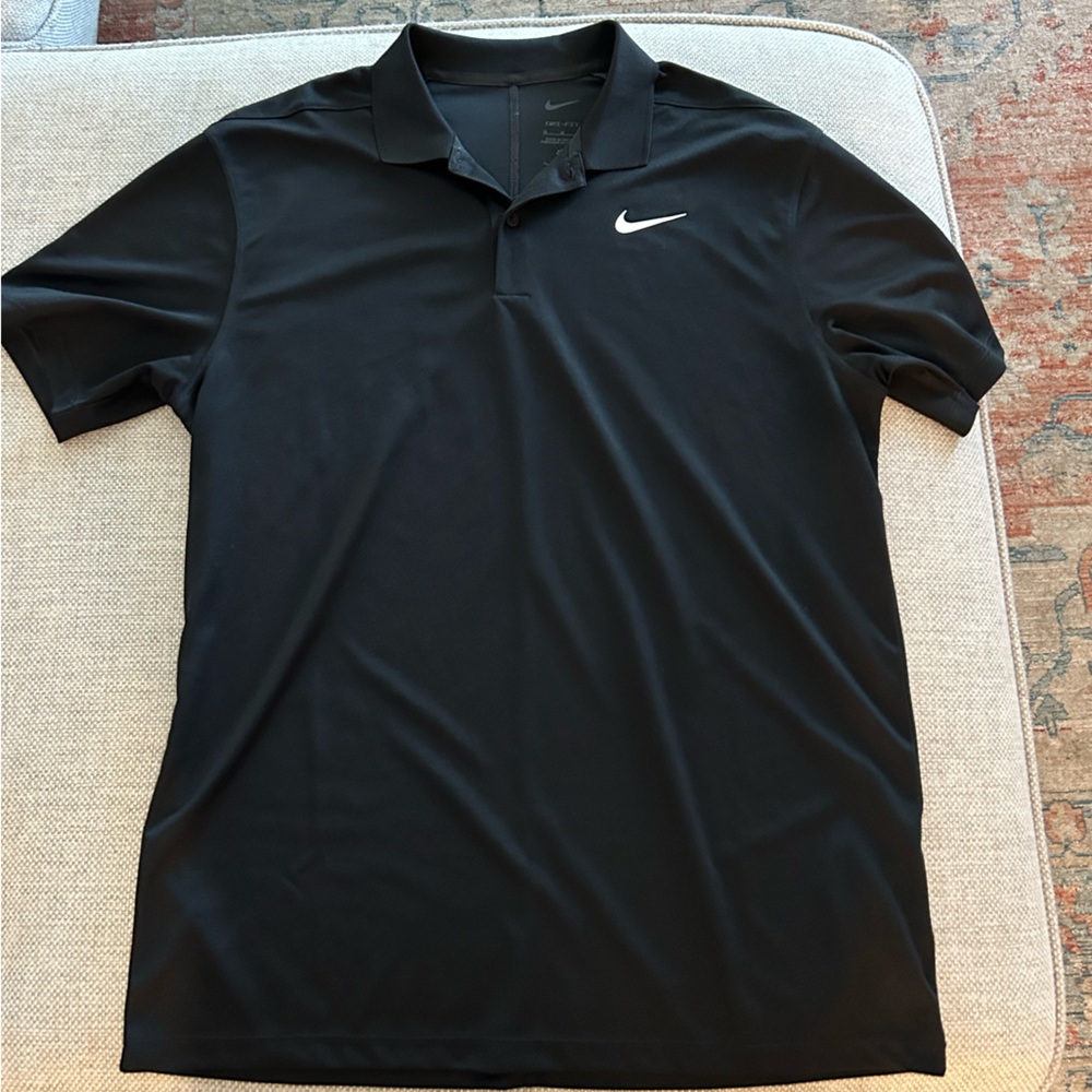 Nike Men's Black Polo Shirt